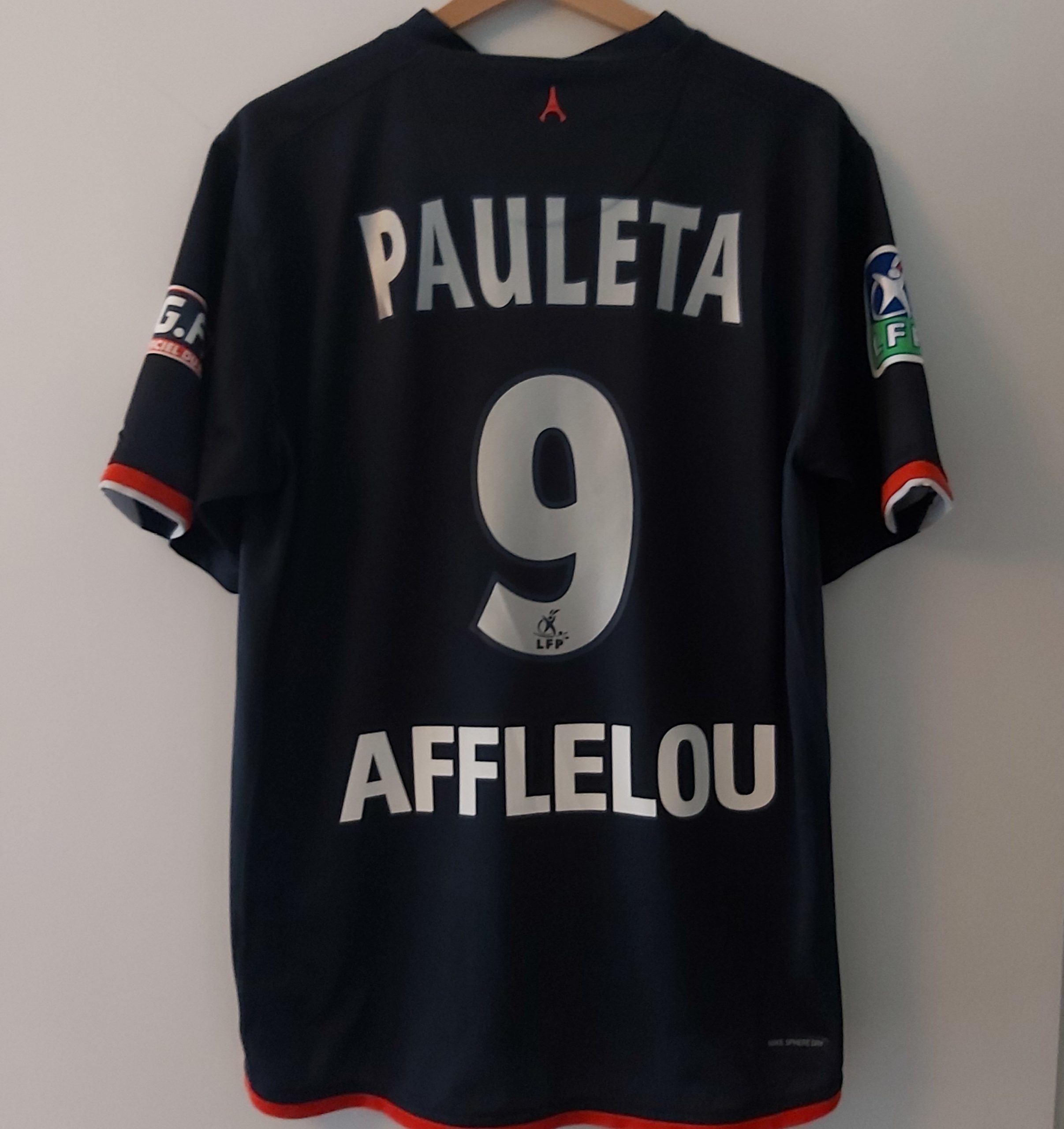 2006-07 PSG 3rd L/S No.9 PAULETA Player Issue League 1 Shirt