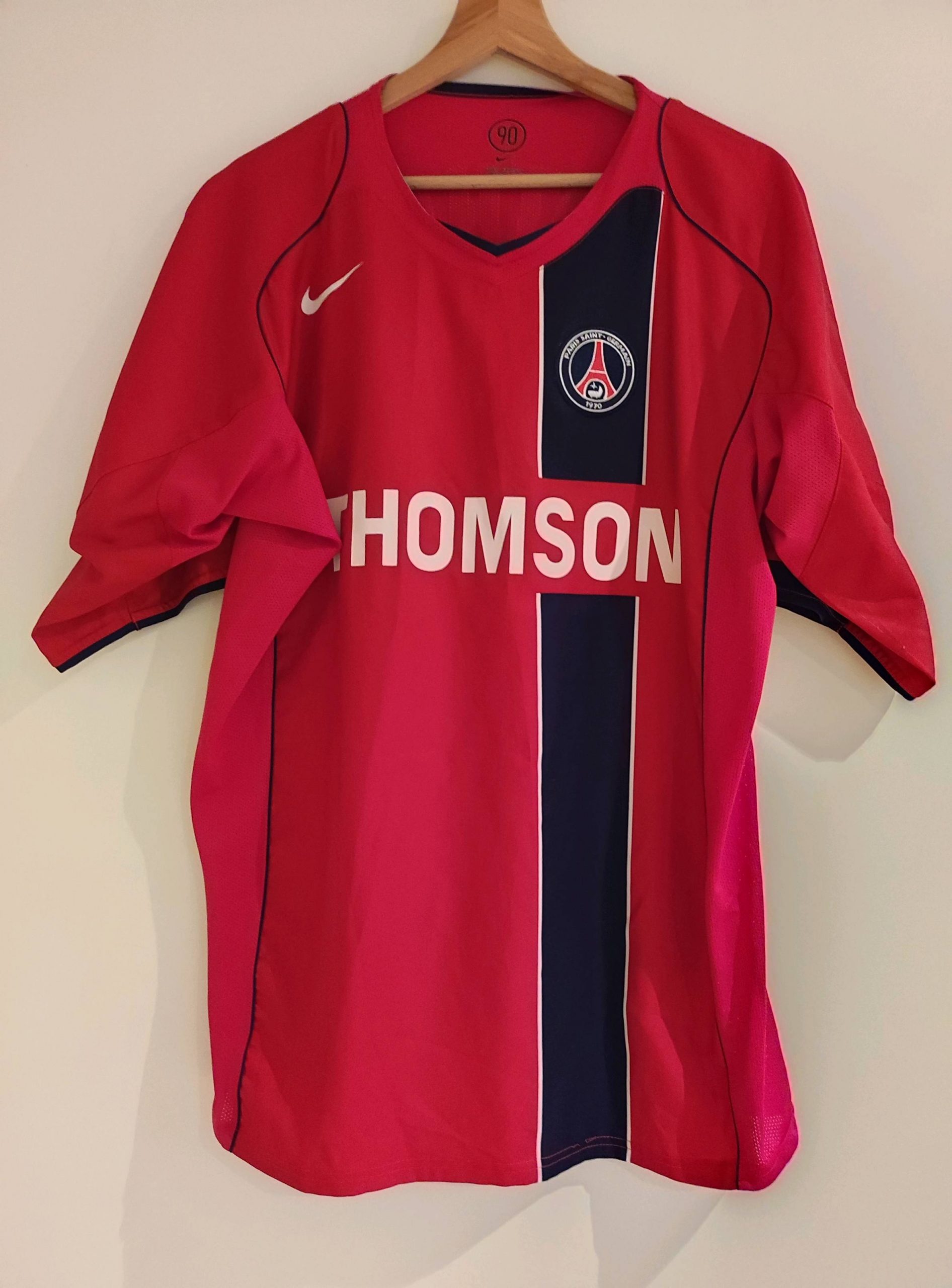 Nike Paris St Germain PSG shirt jersey maillot Rothen sz M