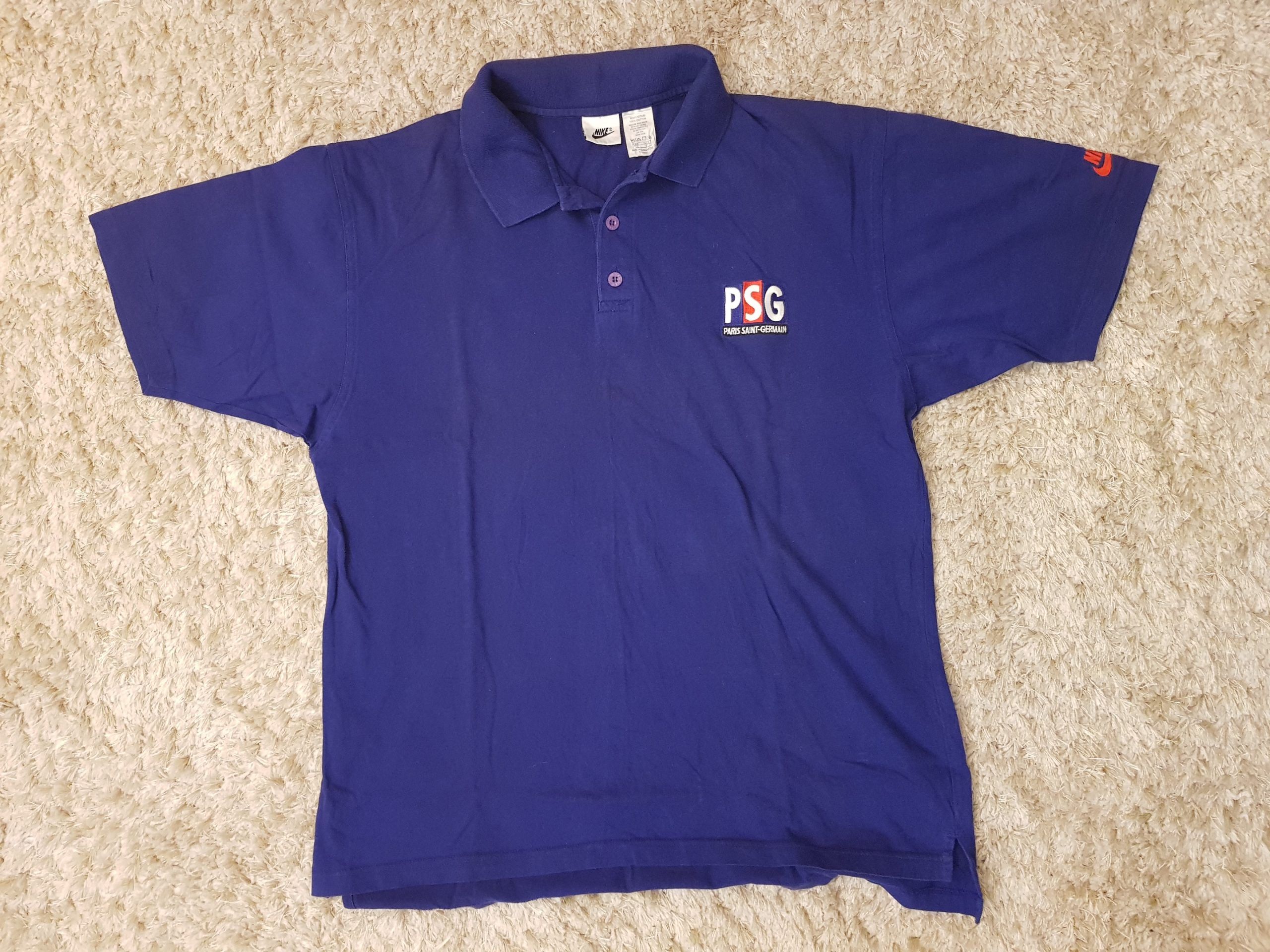 Polo Vintage Nike PSG Saison 1993 L - YFS - Your Football Shirt