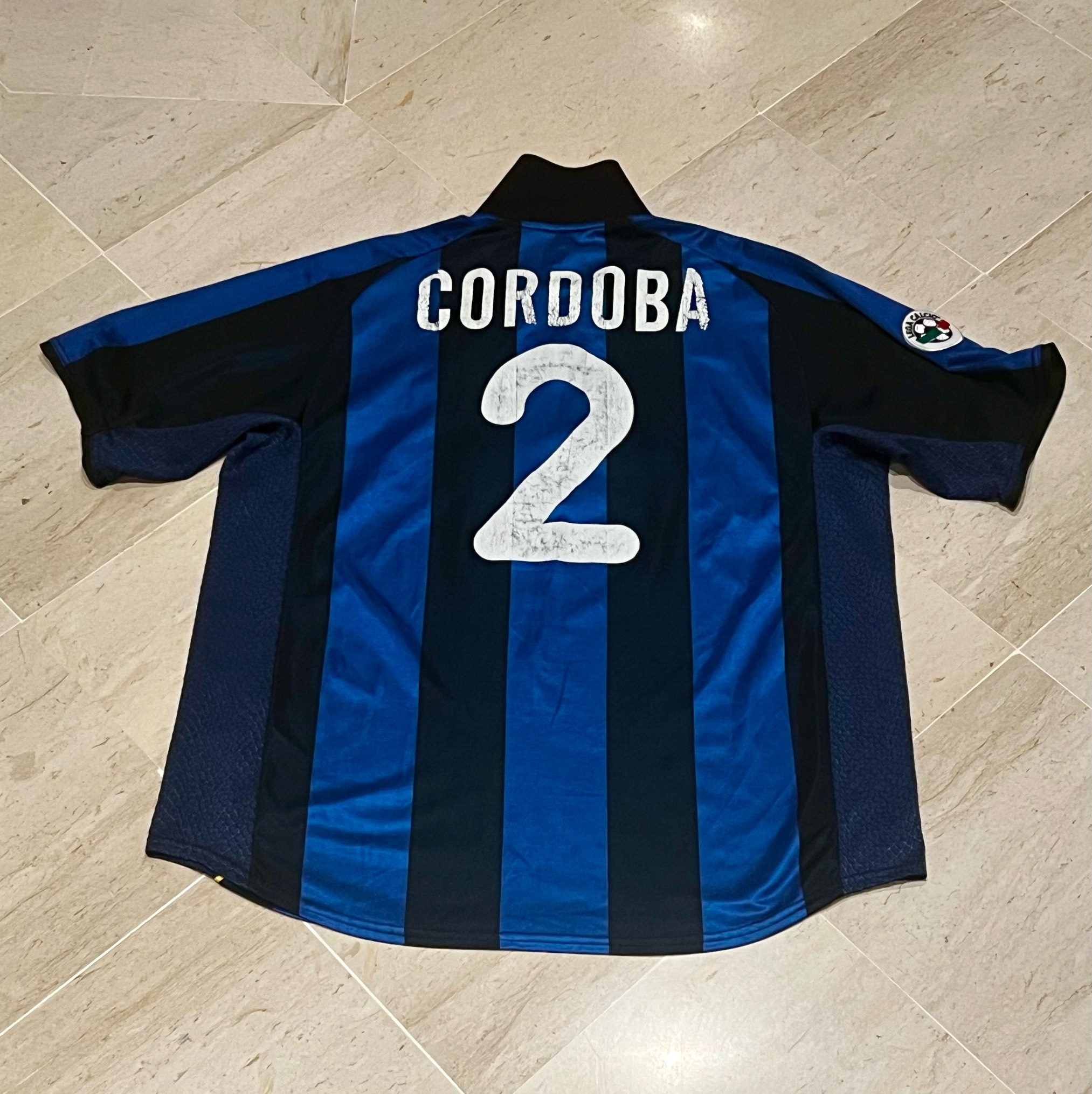 Ivan Cordoba's vintage Colombia jersey