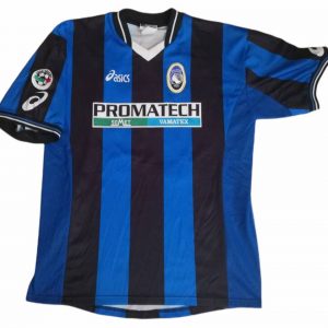 match worn Atalanta Home 2003 - 2004 massimo carrera