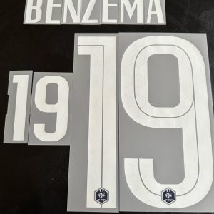 Flocage Equipe de France 2020/2022 Benzema Dom