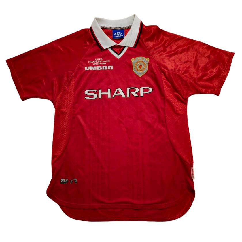 Rare Jersey Manchester United FC UCL 1999 Umbro Vintage