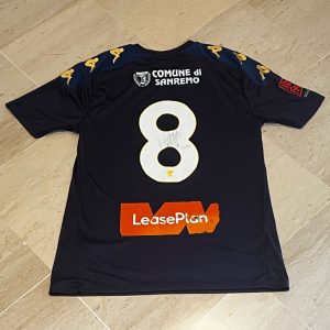 rare Strootman matchworn 2023-24 Genoa preseason Home Kappa Shirt extremely rare