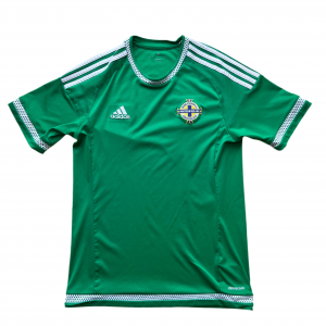 2015 16 Northern Ireland home football shirt Adidas Vintage - S