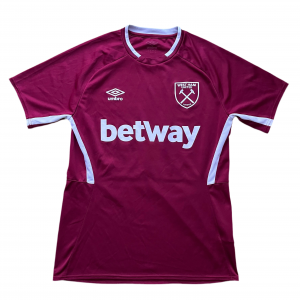 2019 20 West Ham United training football shirt Umbro Vintage - M