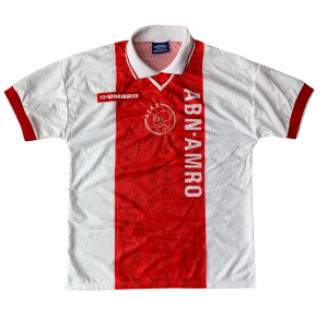 1998 99 AJAX HOME FOOTBALL SHIRT Vintage Umbro - S