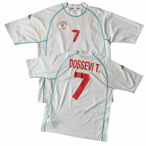 2002 TOGO MATCH WORN FOOTBALL SHIRT #7 DOSSEVI - XL