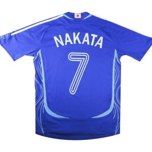 Japan 2006-08 Original Home Shirt Nakata #7