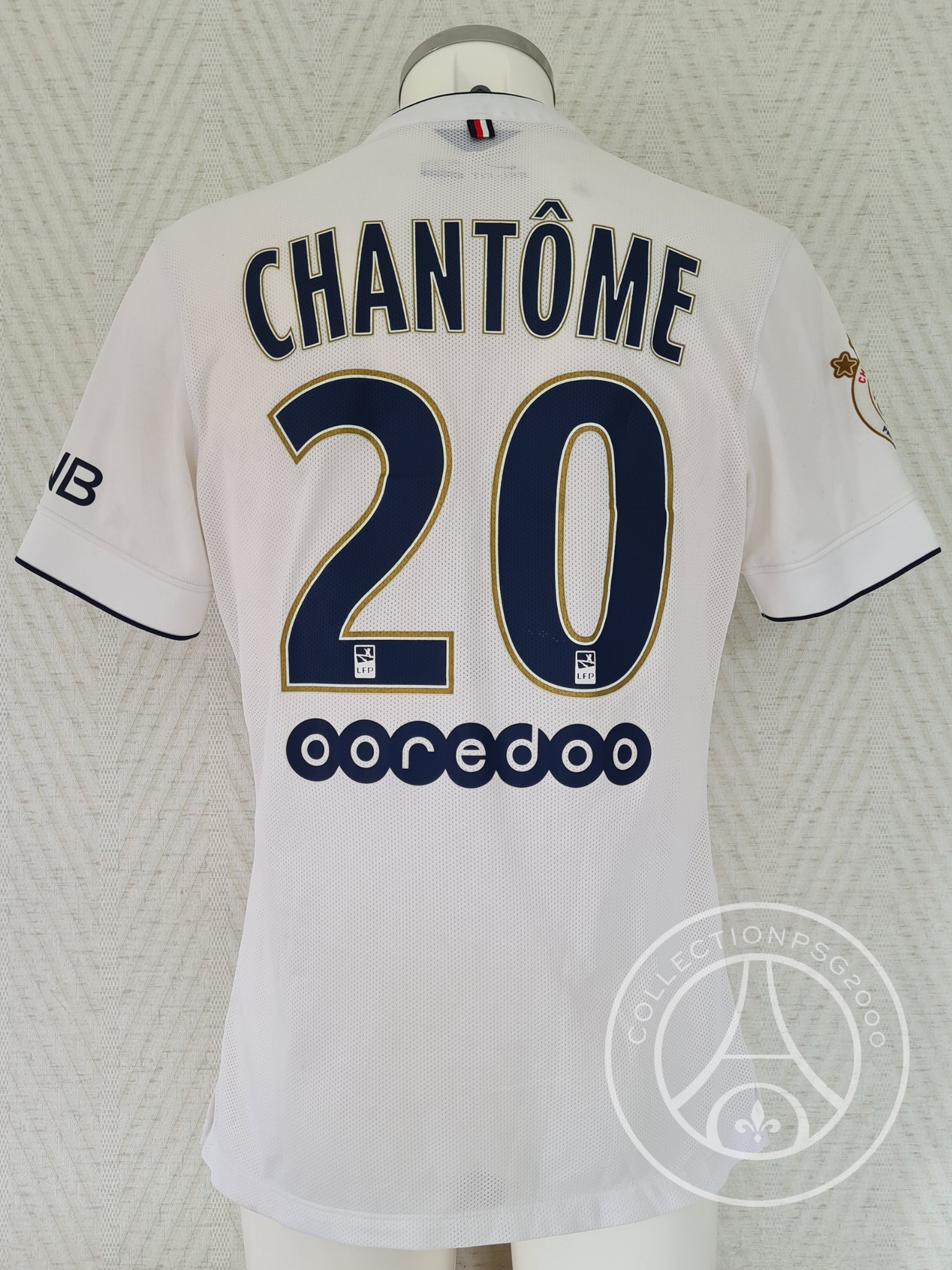 PSG MATCH WORN 2014/15 CHANTOME L1