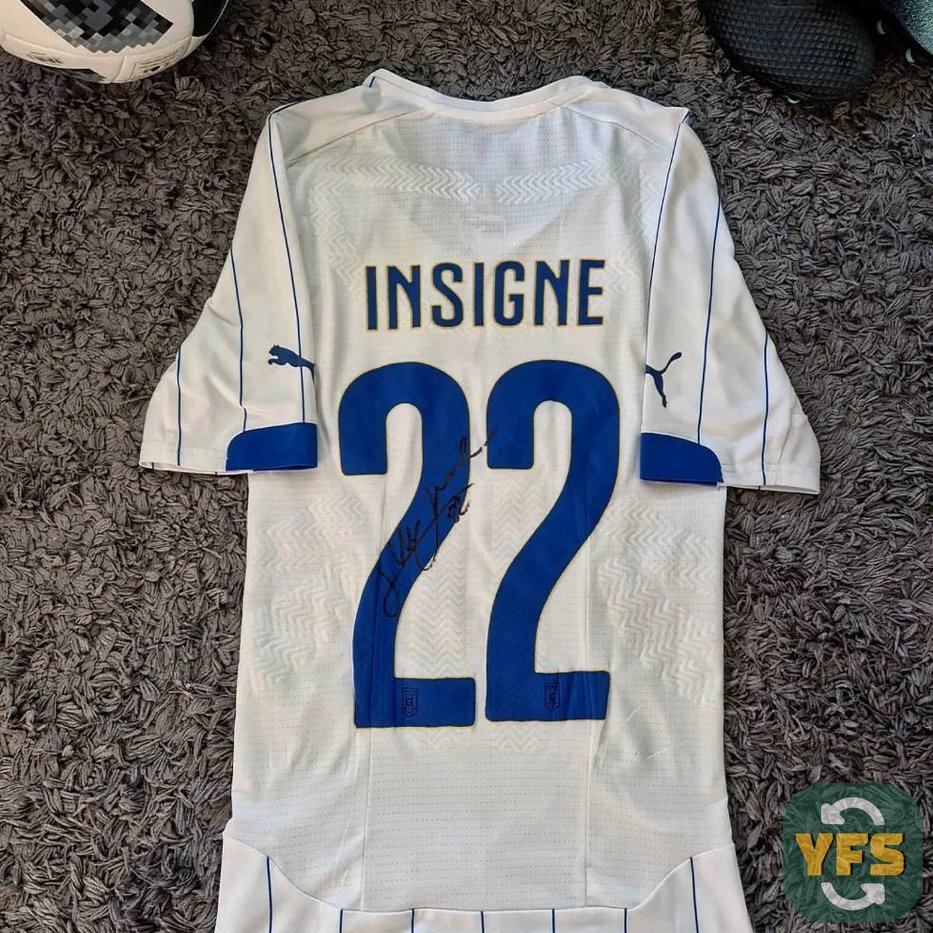 maillot de l'Italie / Maillot signé par Insigne