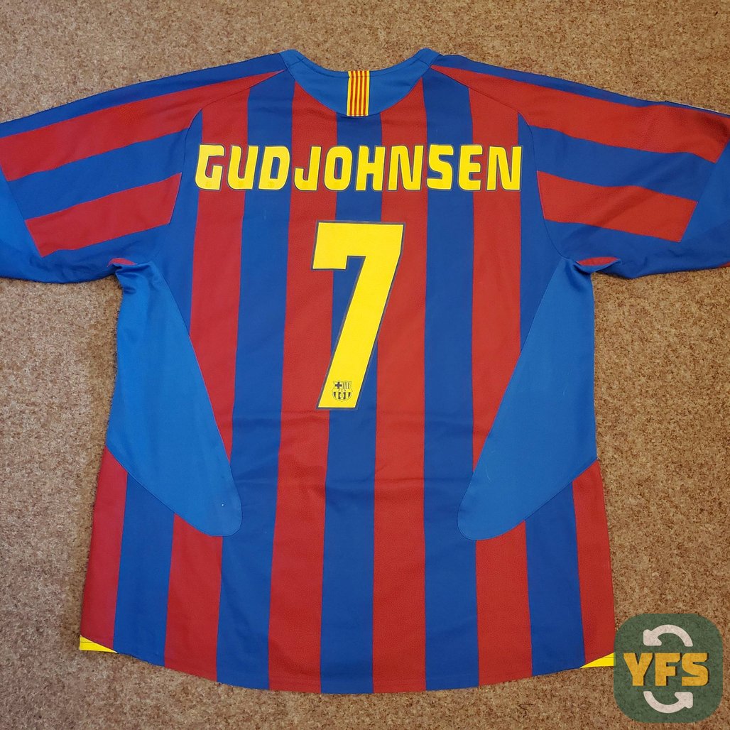 Jersey Gudjohnsen FC Barcelona 2005/06 Nike Vintage