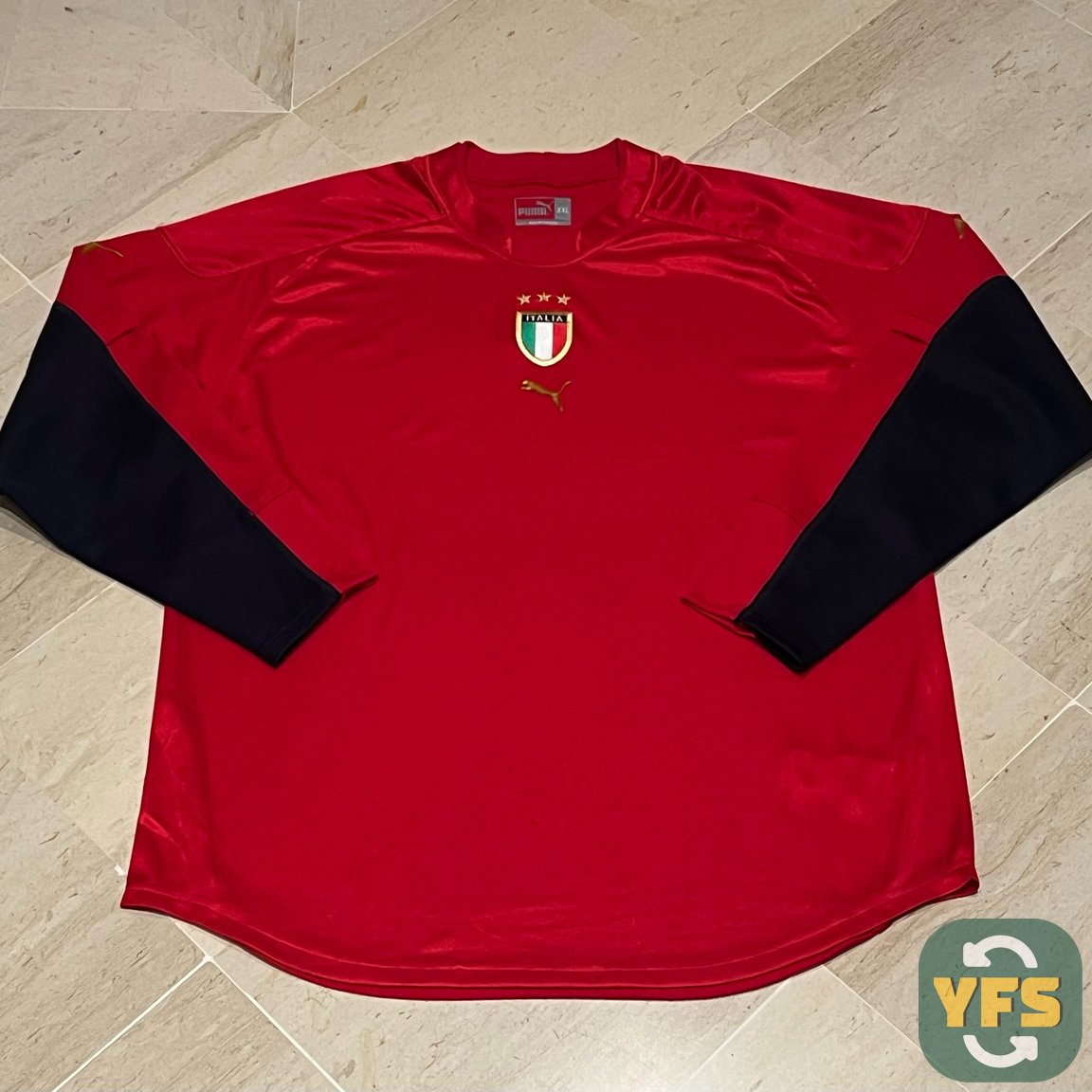 Player Issue 2004 italy GK Longsleeves Shirt excellent condition