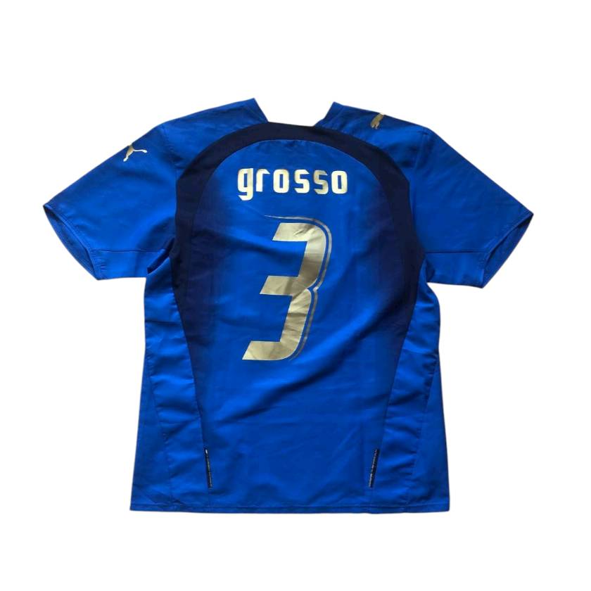 Rare Jersey Grosso Italy World Cup Fifa 2006 Puma Vintage