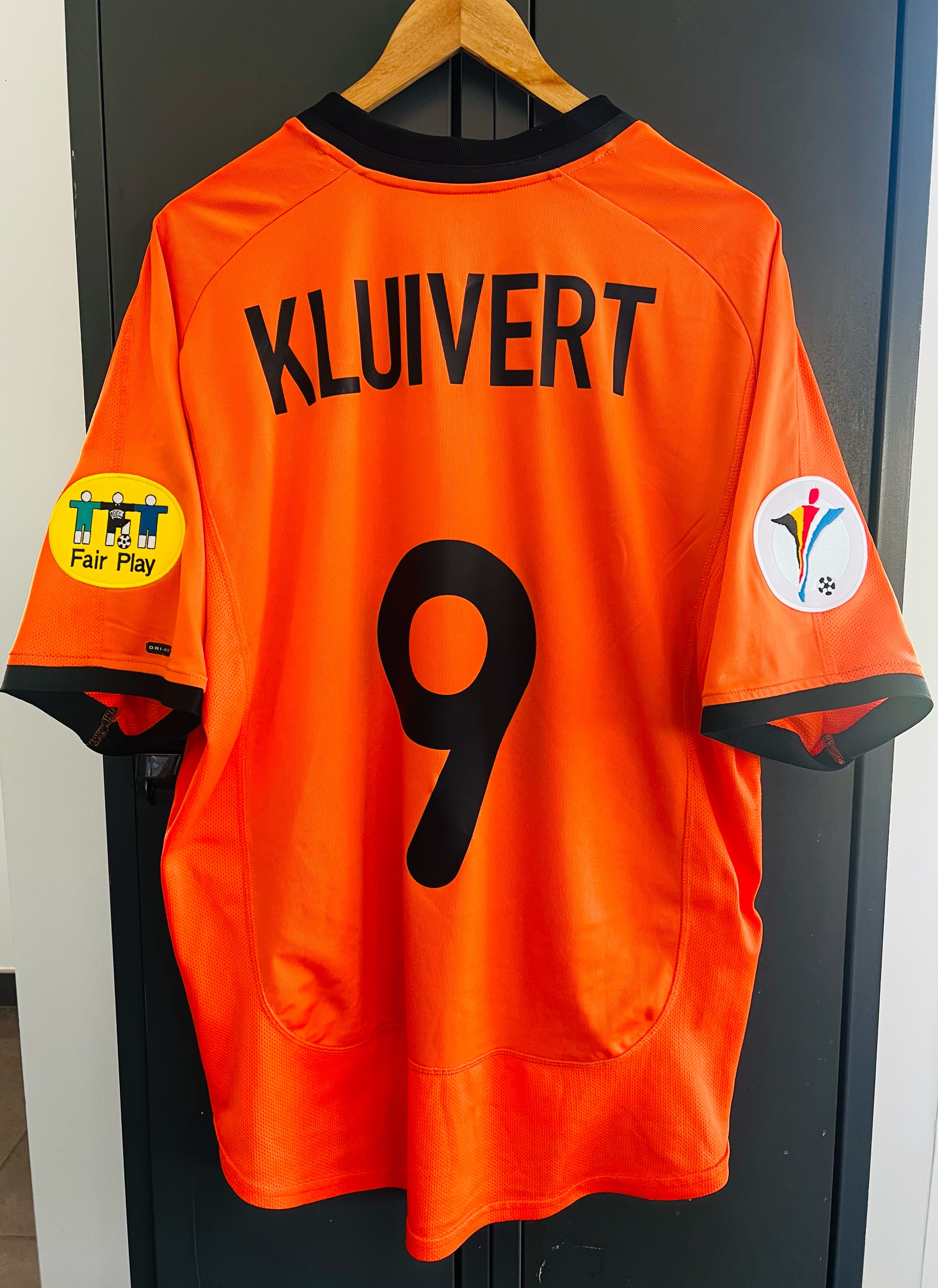 Nike Netherlands Euro 2000 Football Jersey – Kluivert 9