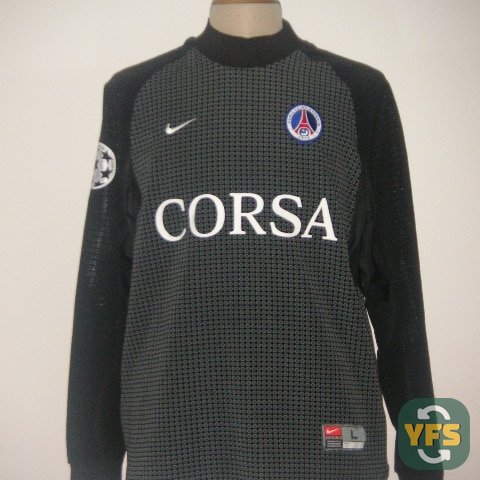 PSG 2000-2001 Goalkeeper Issued Nike - YourFootballShirt - Photo 1