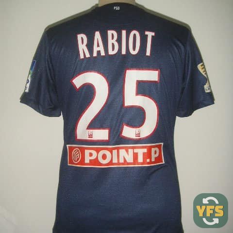 Maillot porté au Parc contre l'Om