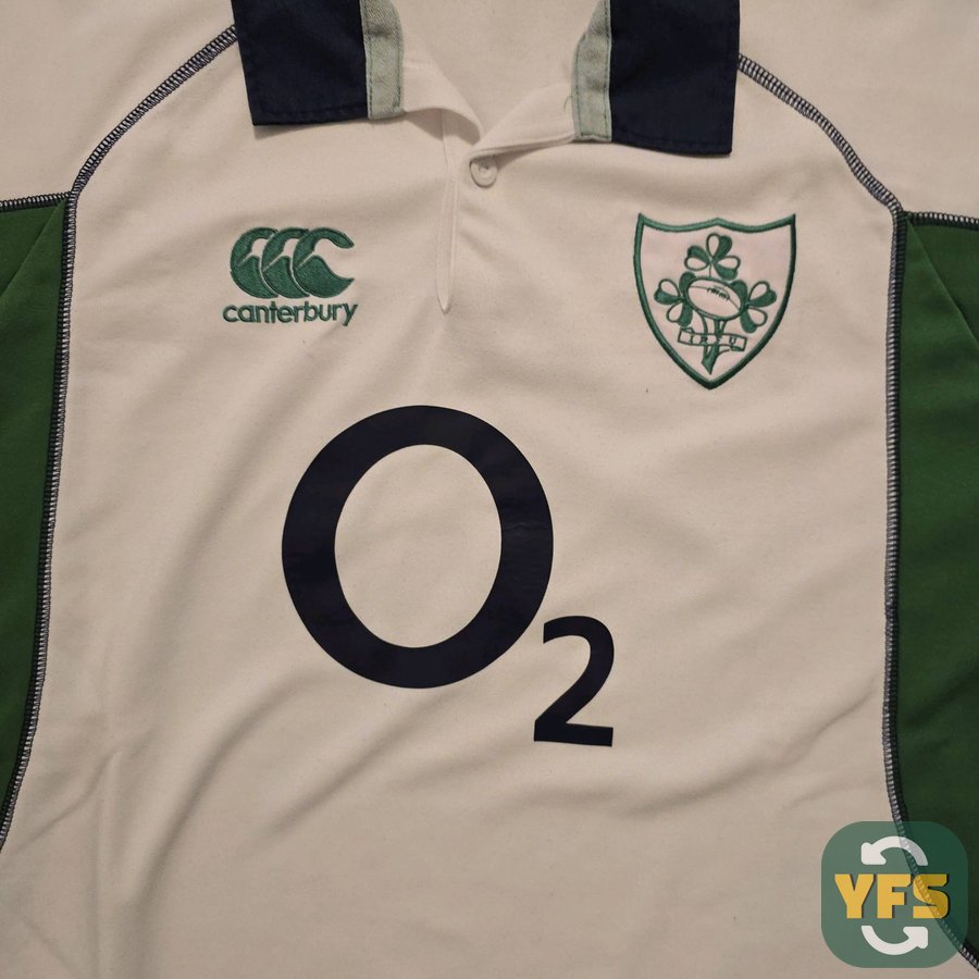 Maillot De Rugby Irlande Canterbury 2006 Porté - Taille L - Bon état