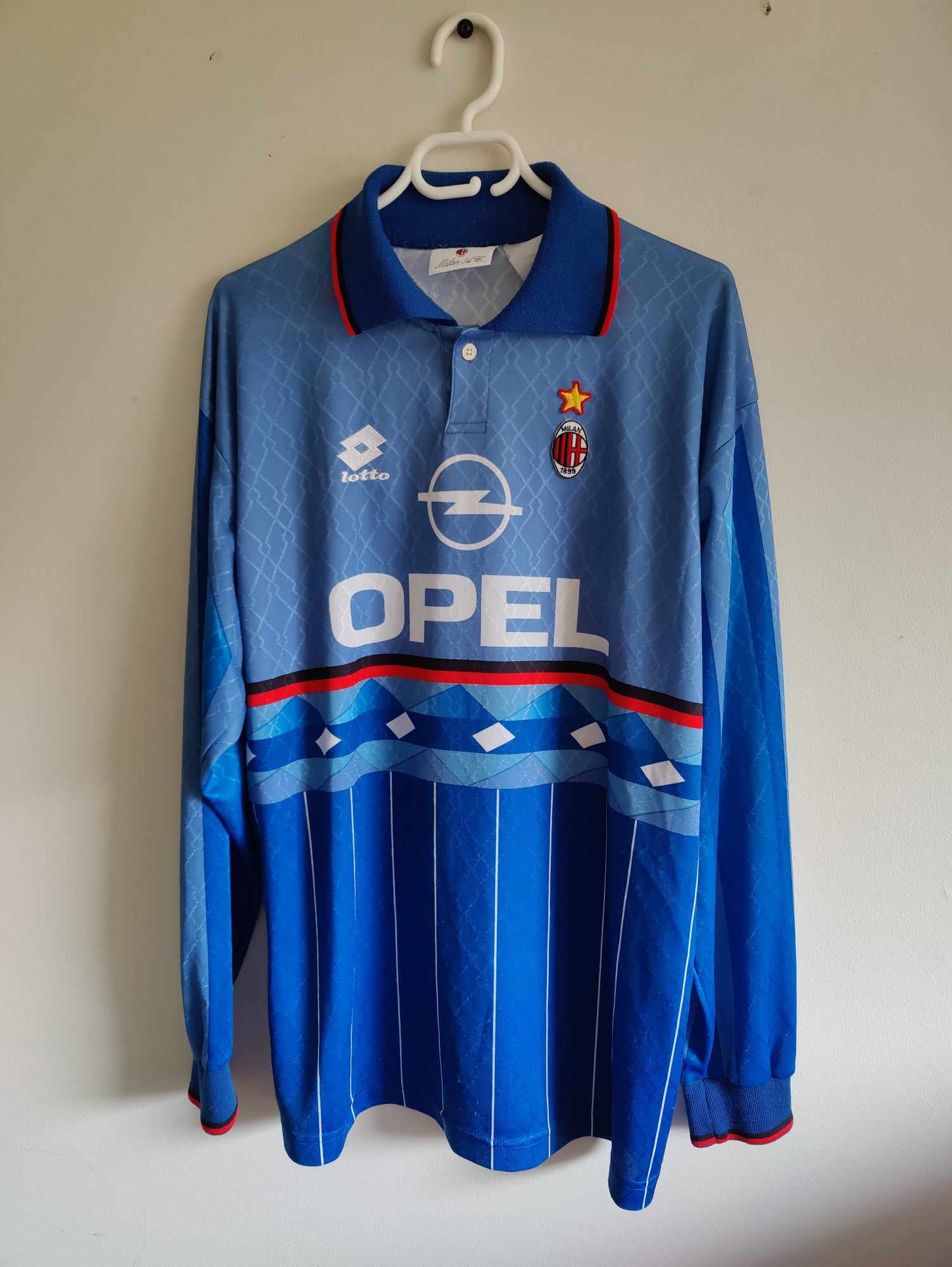 *Albertini 4* AC Milan 1995/96 Fourth 4th Long Sleeve (Original Nameset)