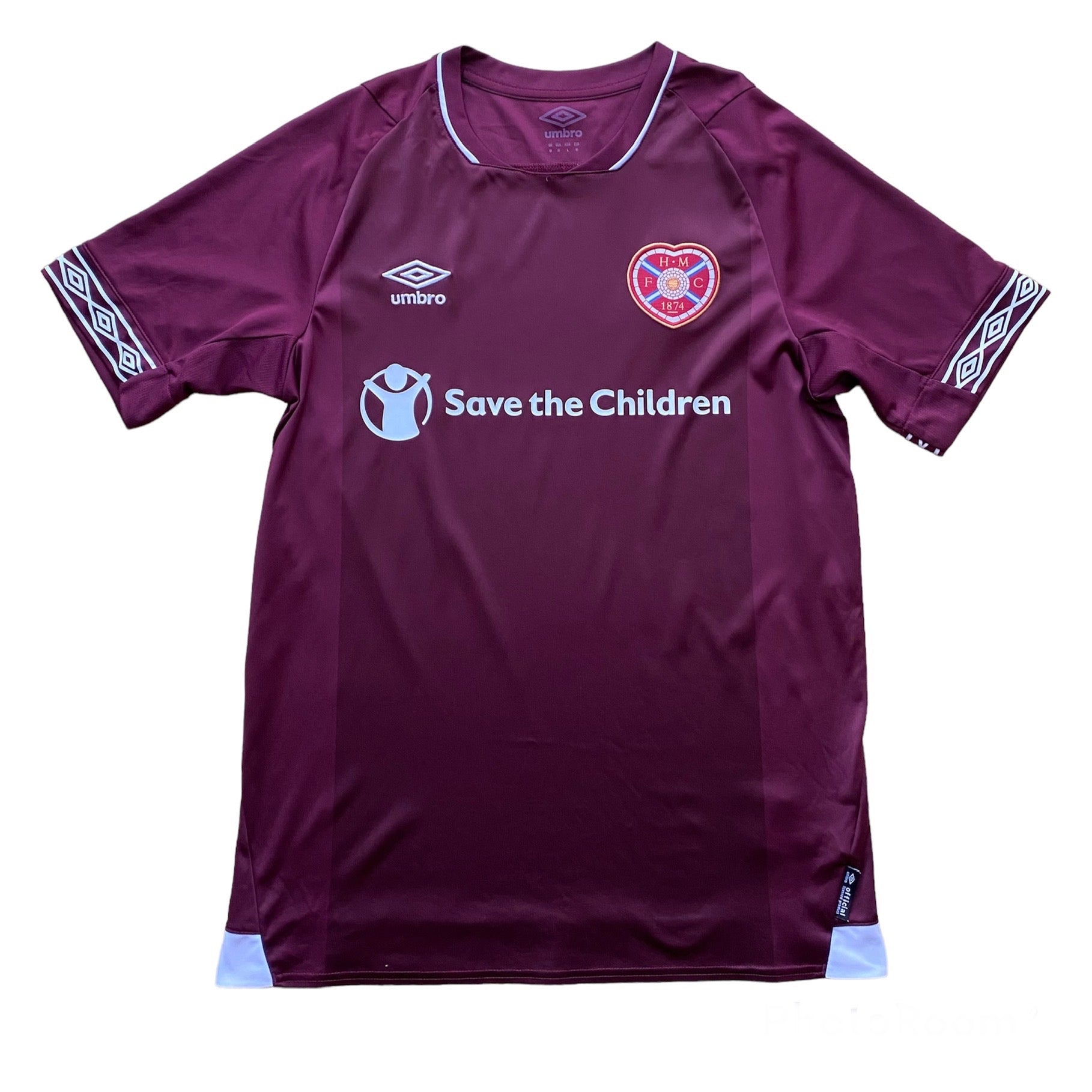 2018 19 Heart of Midlothian Home football shirt Umbro - M