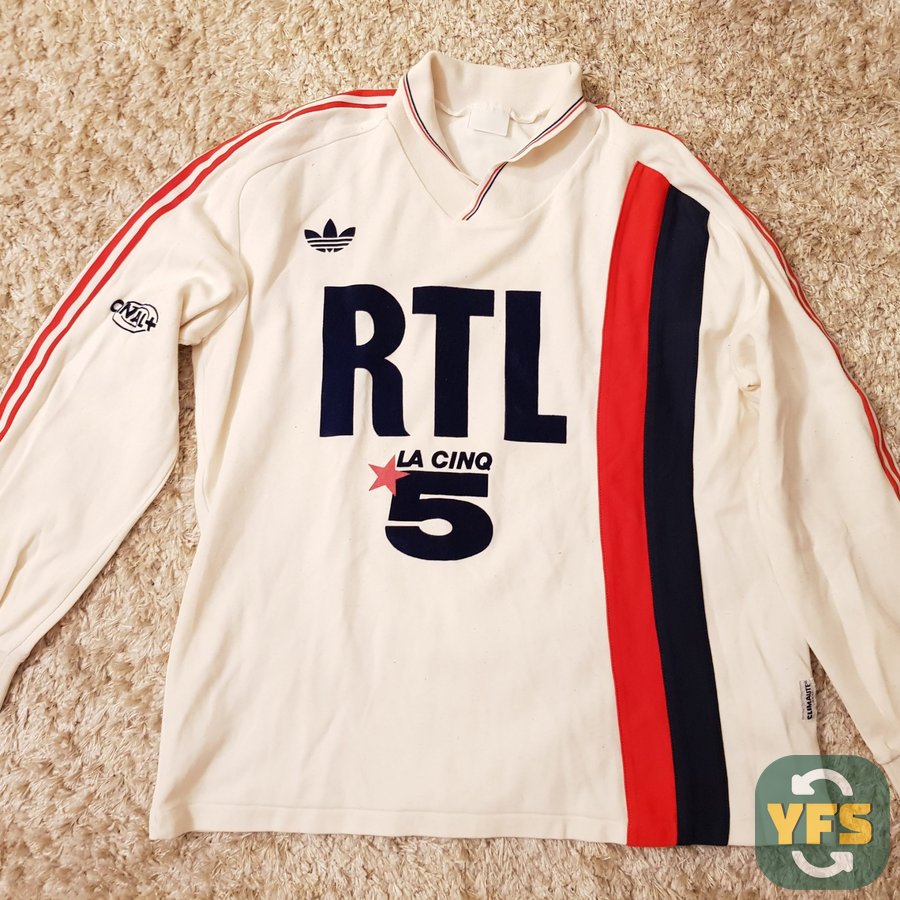 Maillot PSG 1998-1989 RTL La cinq adidas vintage