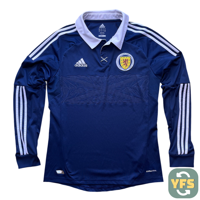 2011 13 Scotland home Long sleeved football shirt - M (excellent)