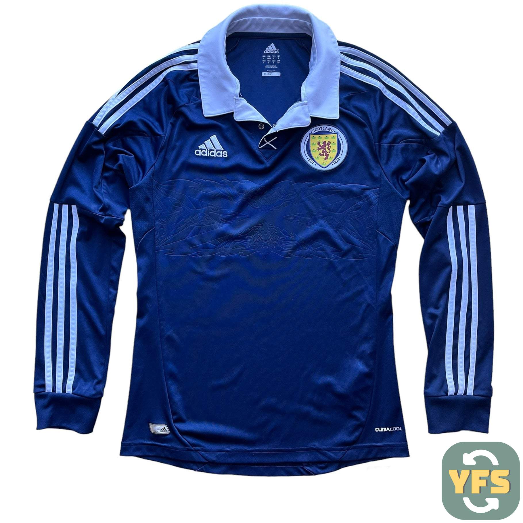 2011 13 Scotland home Long sleeved football shirt - S (excellent)