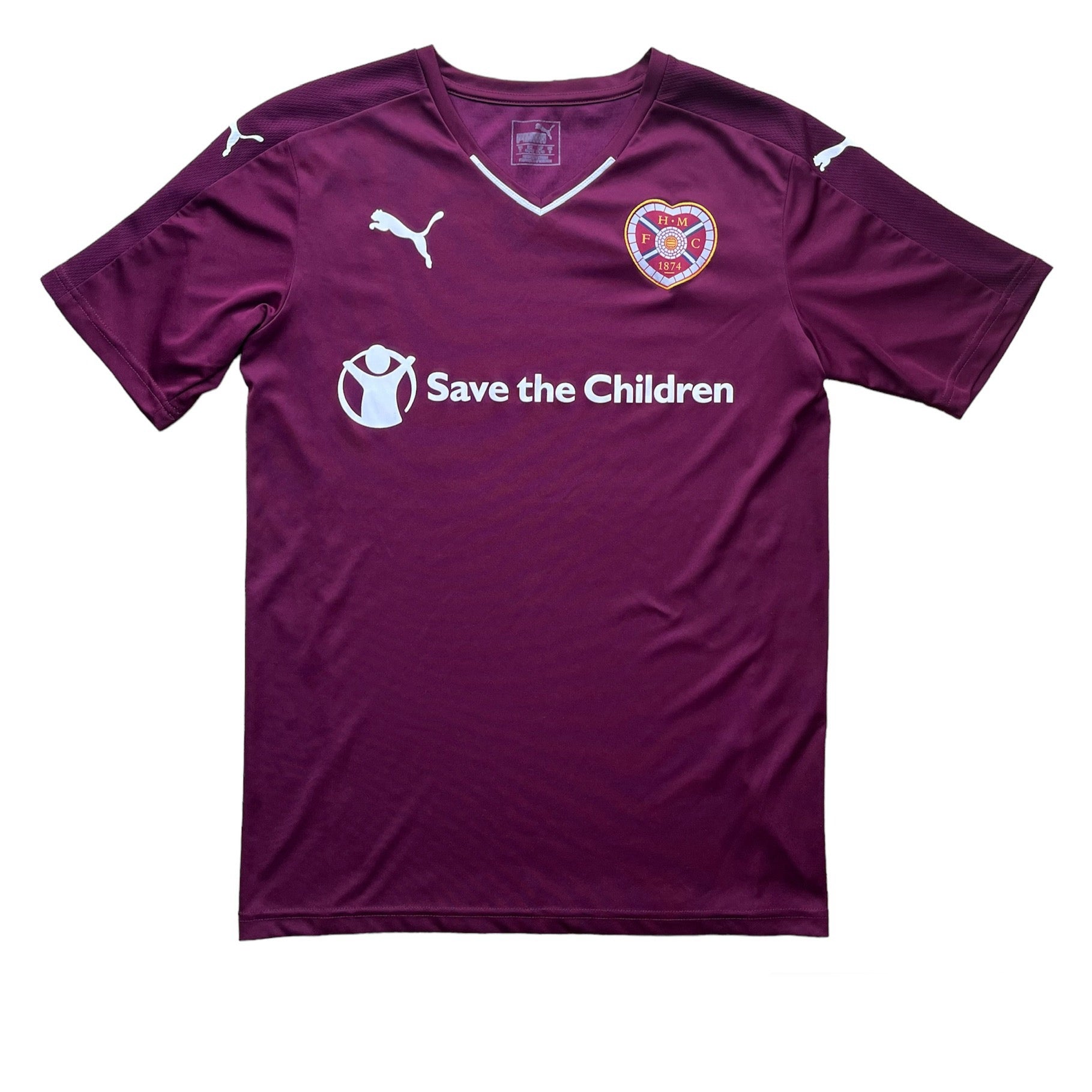 2016 17 Heart of Midlothian home Football Shirt Puma - S
