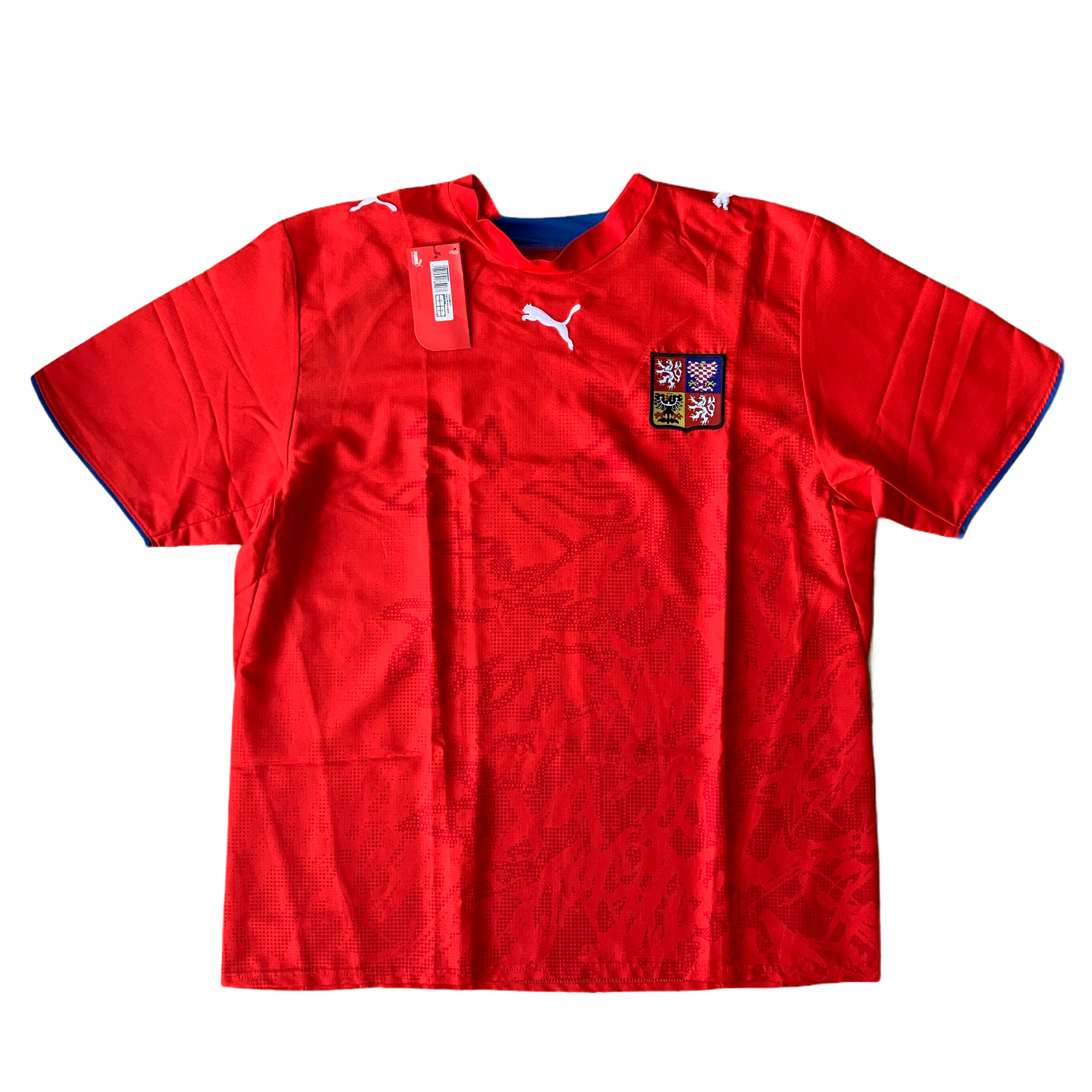 2006 08 CZECH REPUBLIC HOME FOOTBALL SHIRT *BNWT* - XL
