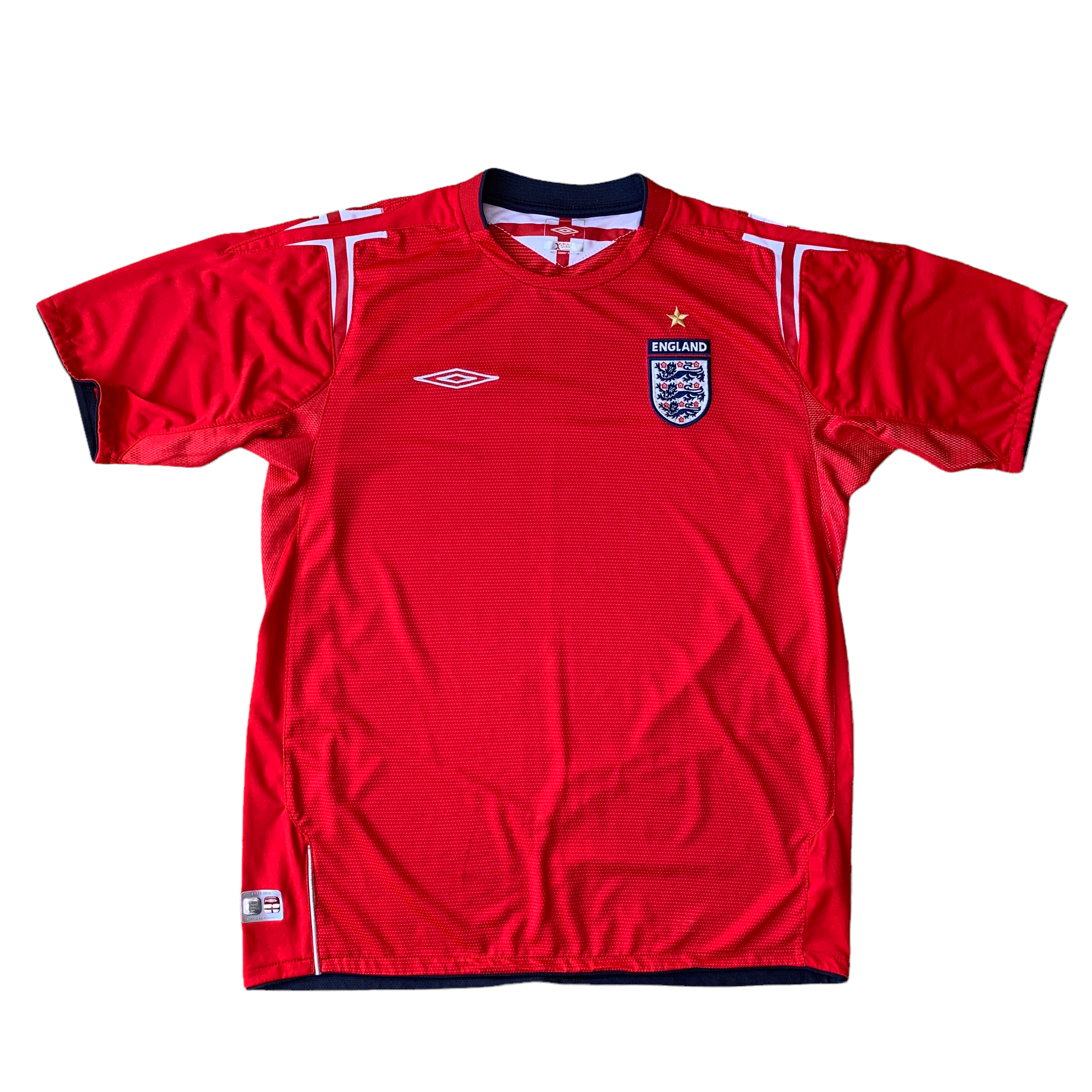 2004 06 ENGLAND AWAY FOOTBALL SHIRT Umbro - L