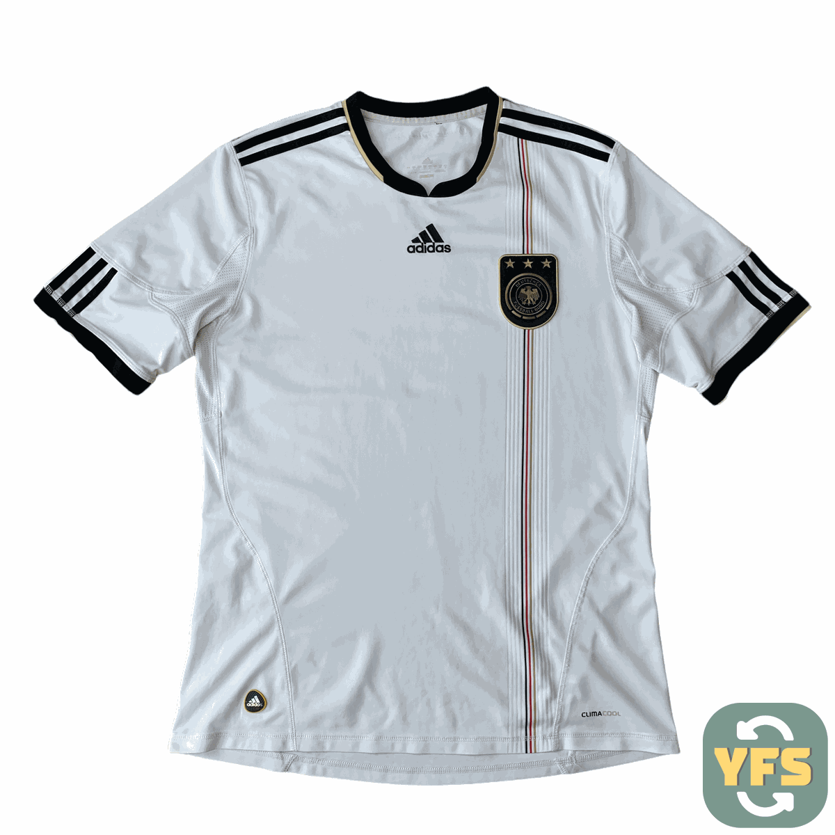 2010 11 GERMANY HOME FOOTBALL SHIRT Vintage Classic - L