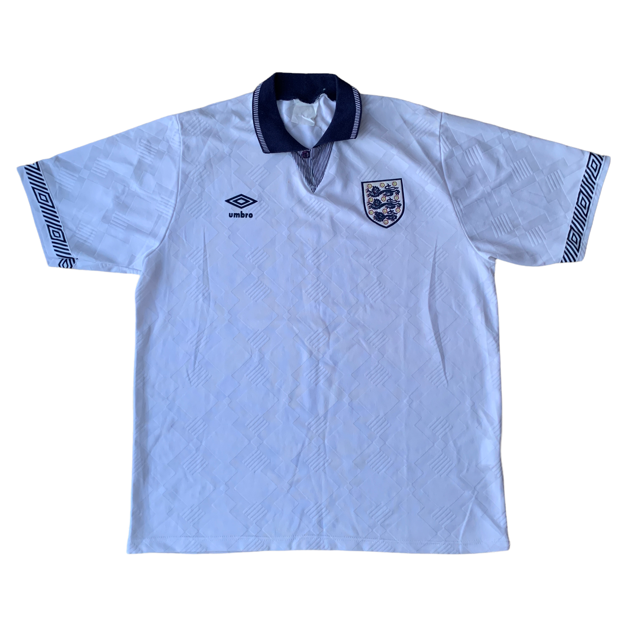 1990 92 England home football shirt Umbro Vintage Original - L