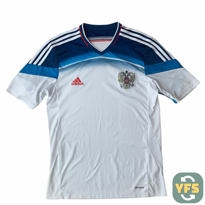 2014 15 RUSSIA AWAY FOOTBALL SHIRT Adidas - M