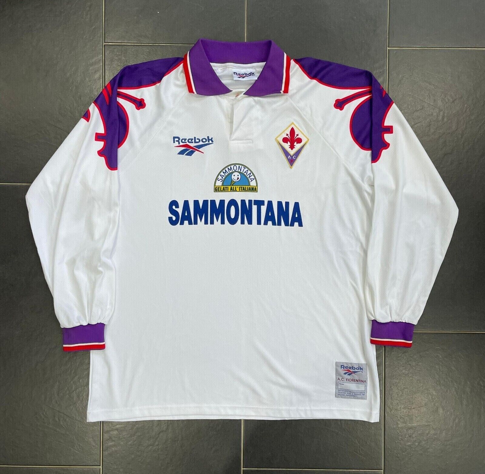Fiorentina 1995/1996 Away Long Sleeve - XL