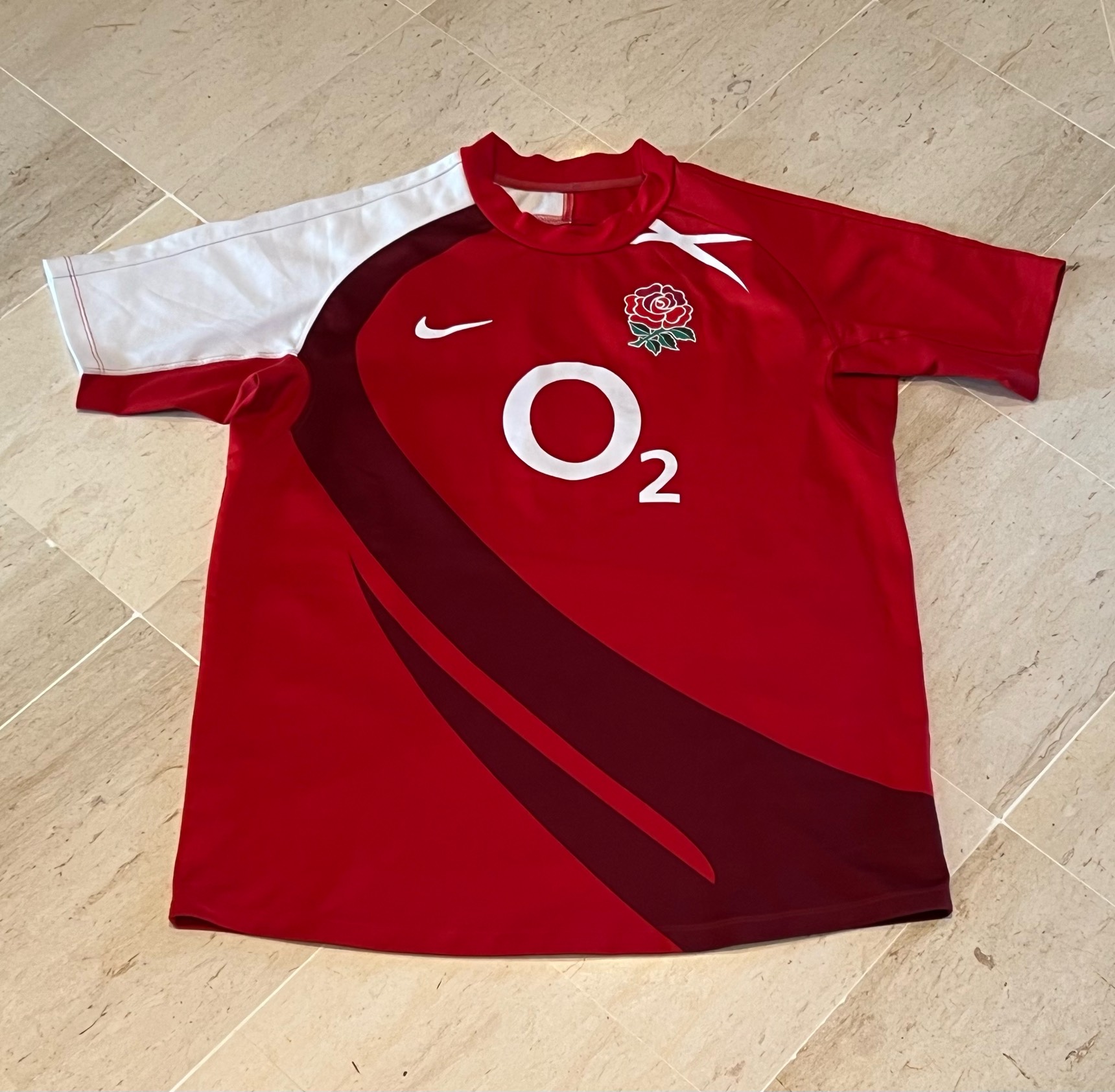 England 2007-09 Rugby World Cup Jersey – Official PRO Version
