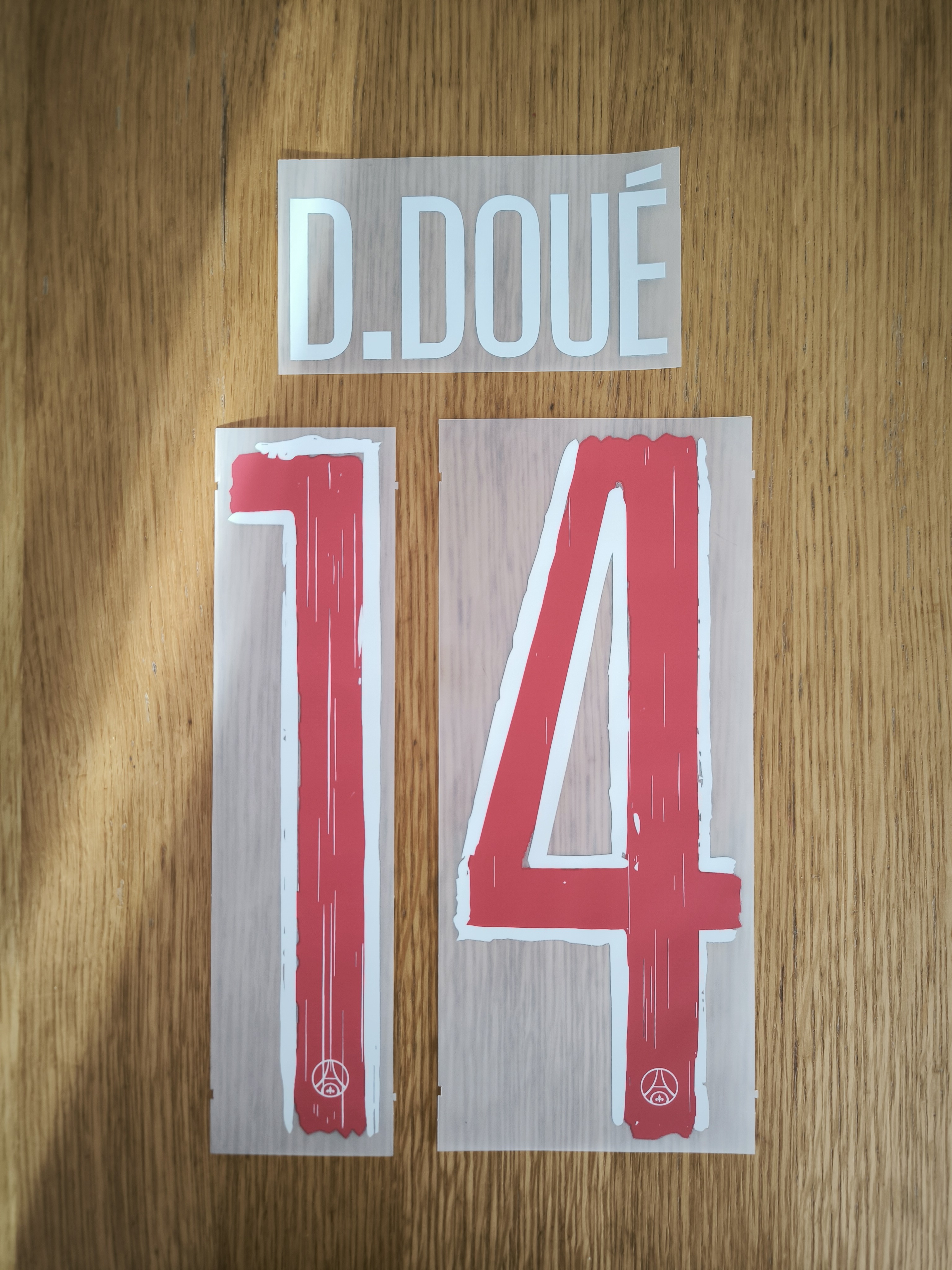 PSG 24/25 Offical nameset Home UCL final - Doué