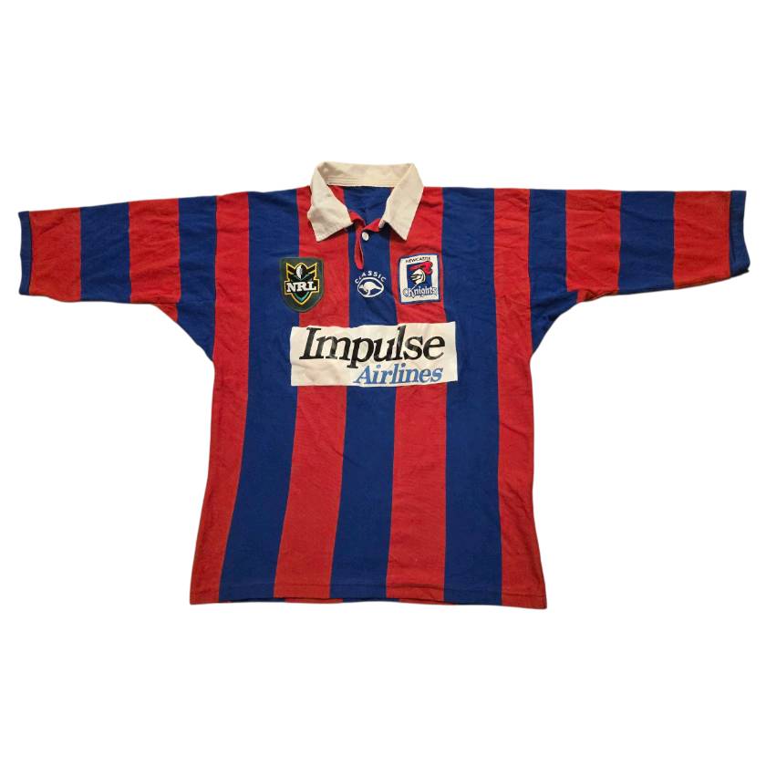 Jersey Newcastle Knights Rugby NRL 1998 Vintage