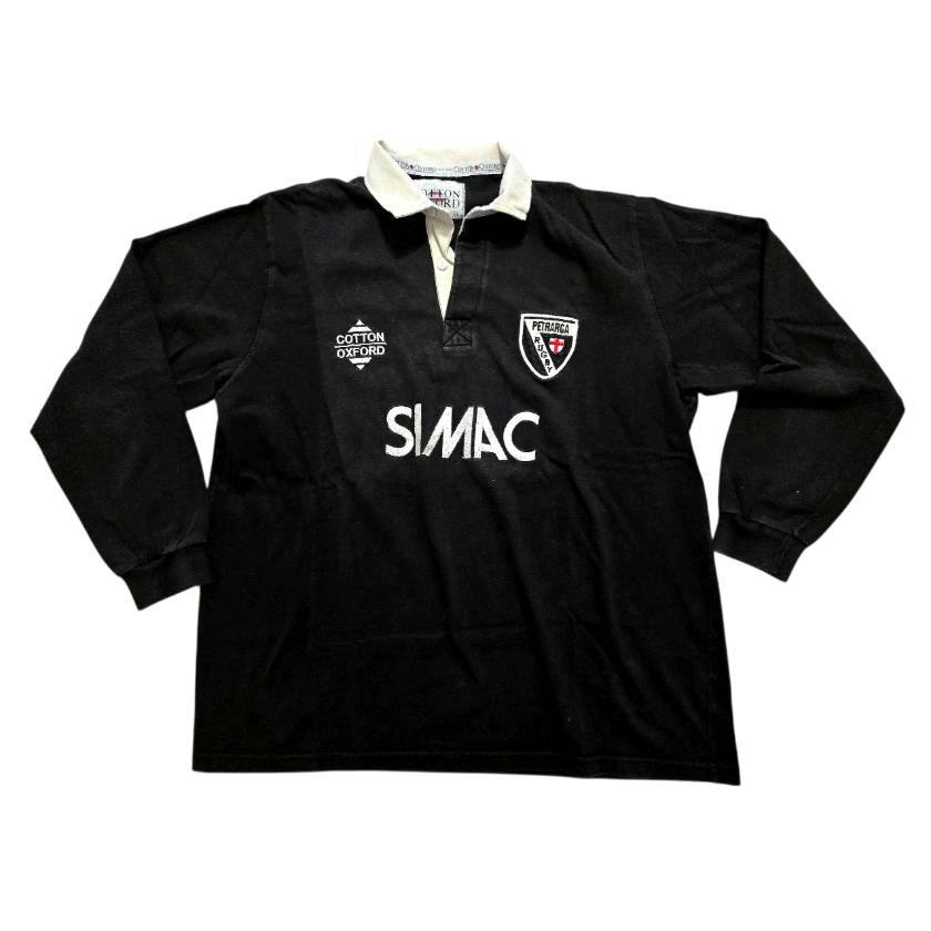 Rare Jersey Petrarca Rugby Cotton Oxford Vintage Italy