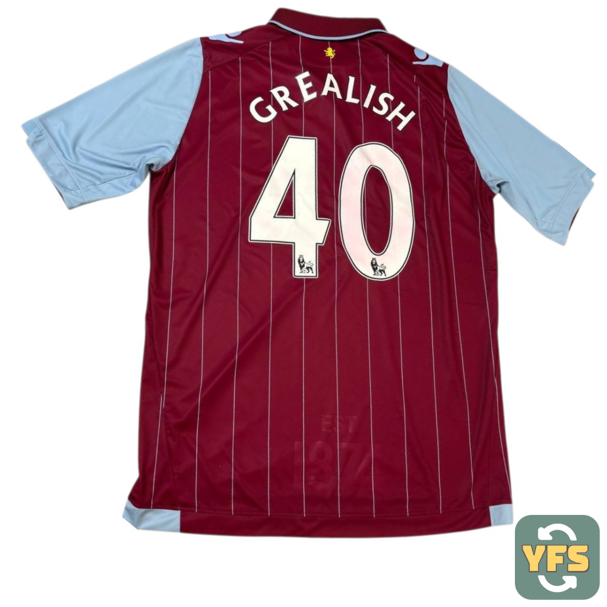 Jersey Grealish Aston Villa FC 2014/15 Macron