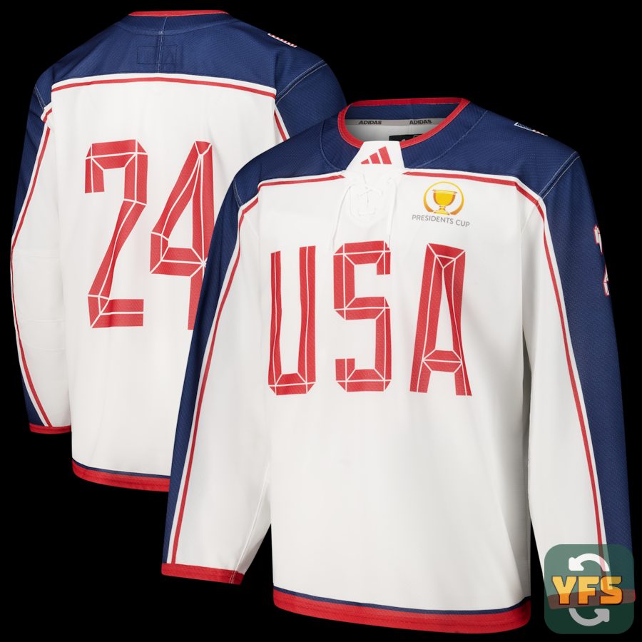 Jersey Hockey 2024 Presidents Cup Team USA limited-edition