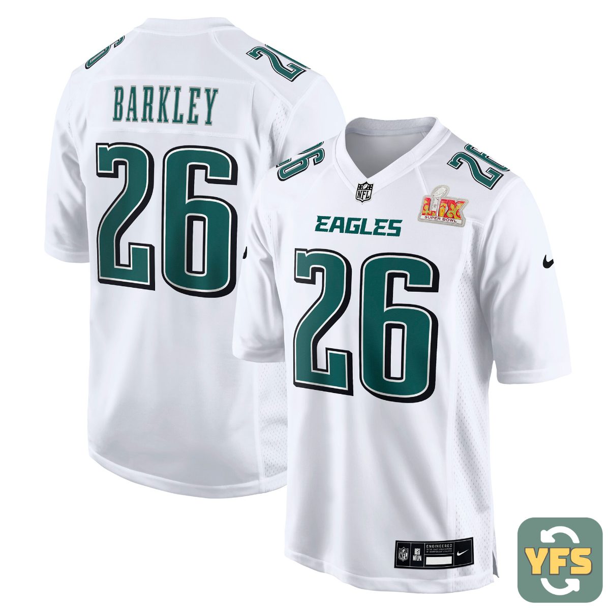 Jersey Barkley Philadelphia Eagles Super Bowl NFL Nike