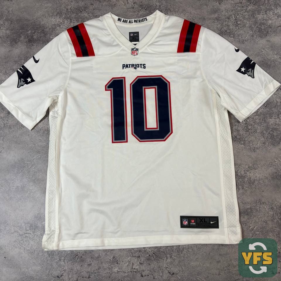 Jersey Nike Drake Maye White New England Patriots NFL Nike