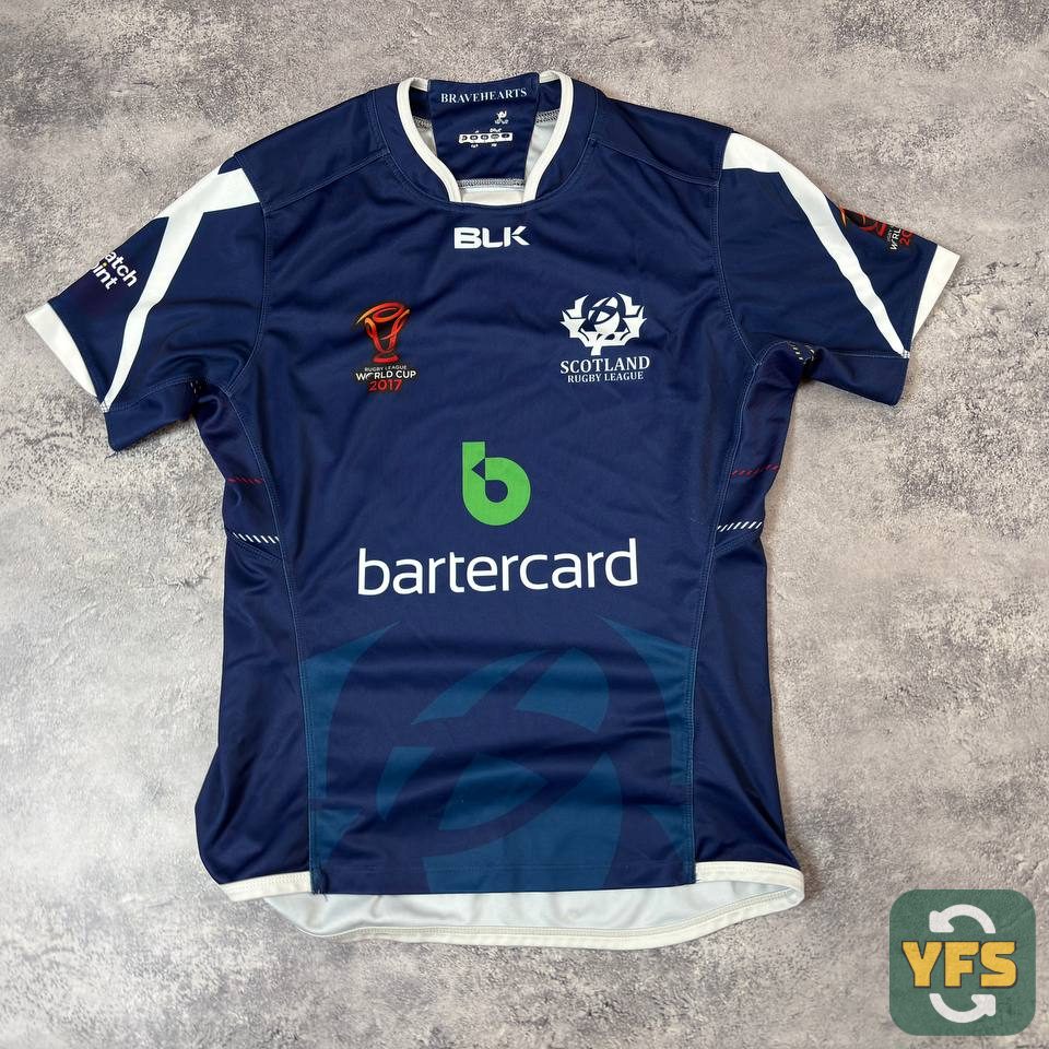 Jersey Scotland World Cup Rugby League 2017 BLK