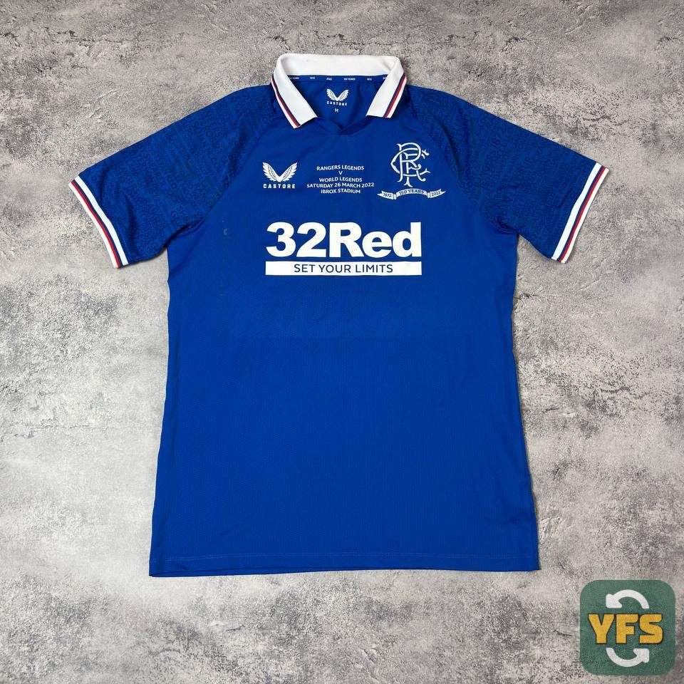 Match Worn Jersey De Boer Rangers Legends vs World Legends 2022