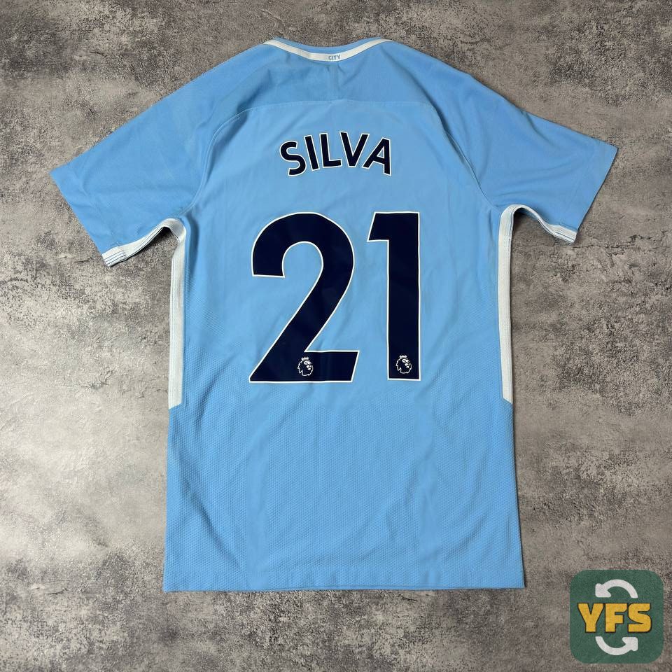 Jersey Silva Manchester City FC 2017/18 Nike Player Issue
