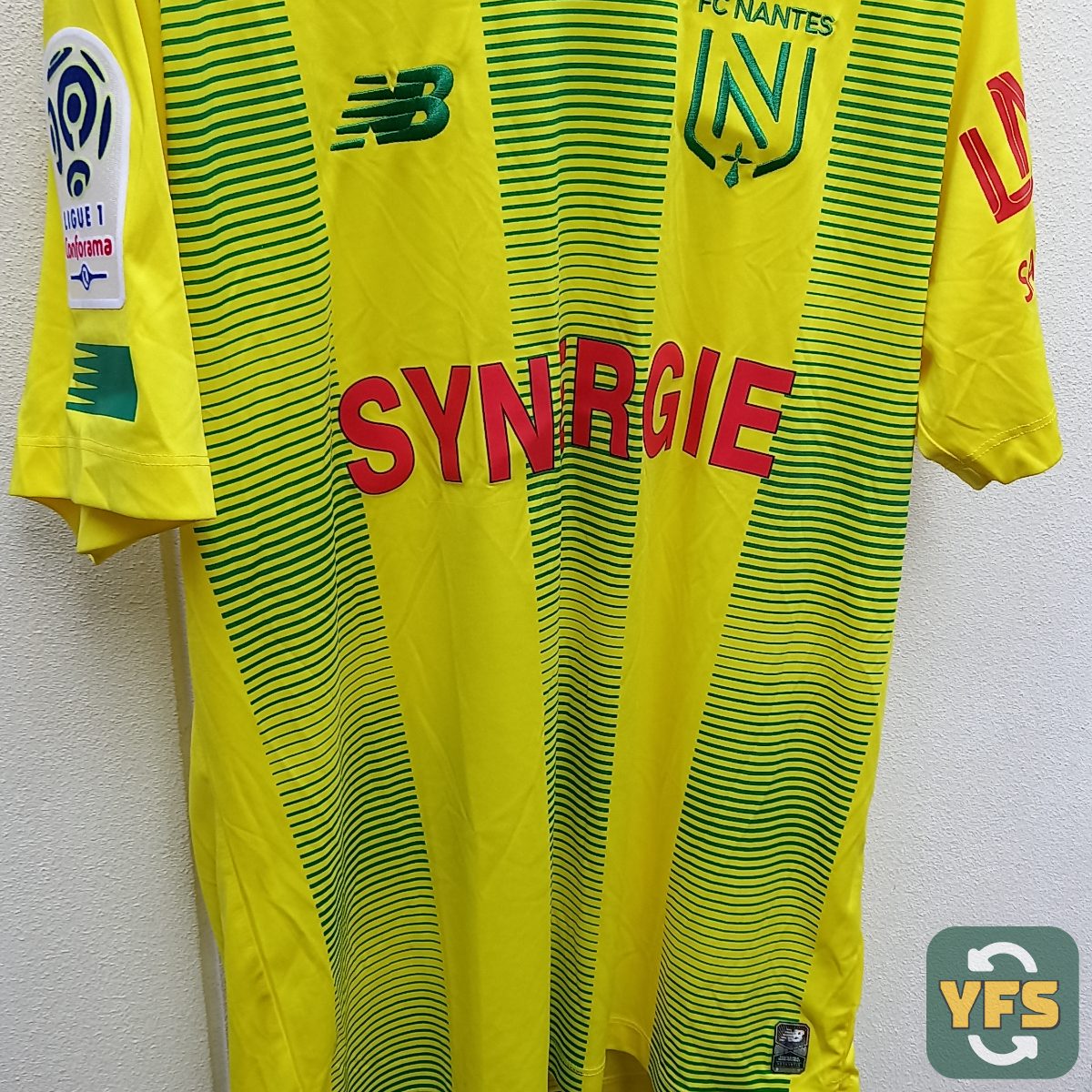 maillot FC Nantes porté ligue1 Coulibaly