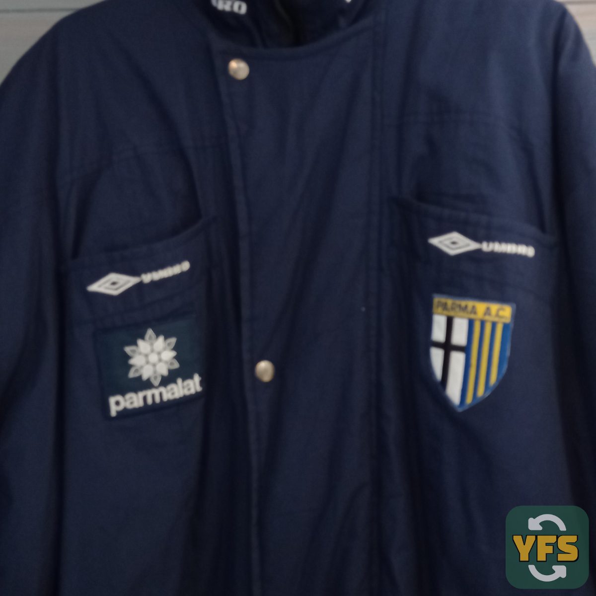 parka training vintage calcio Parma A.C 90'S