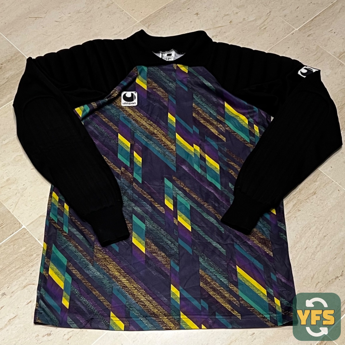 1992-94 GK uhlsport template Goalkeeper shirt vintage