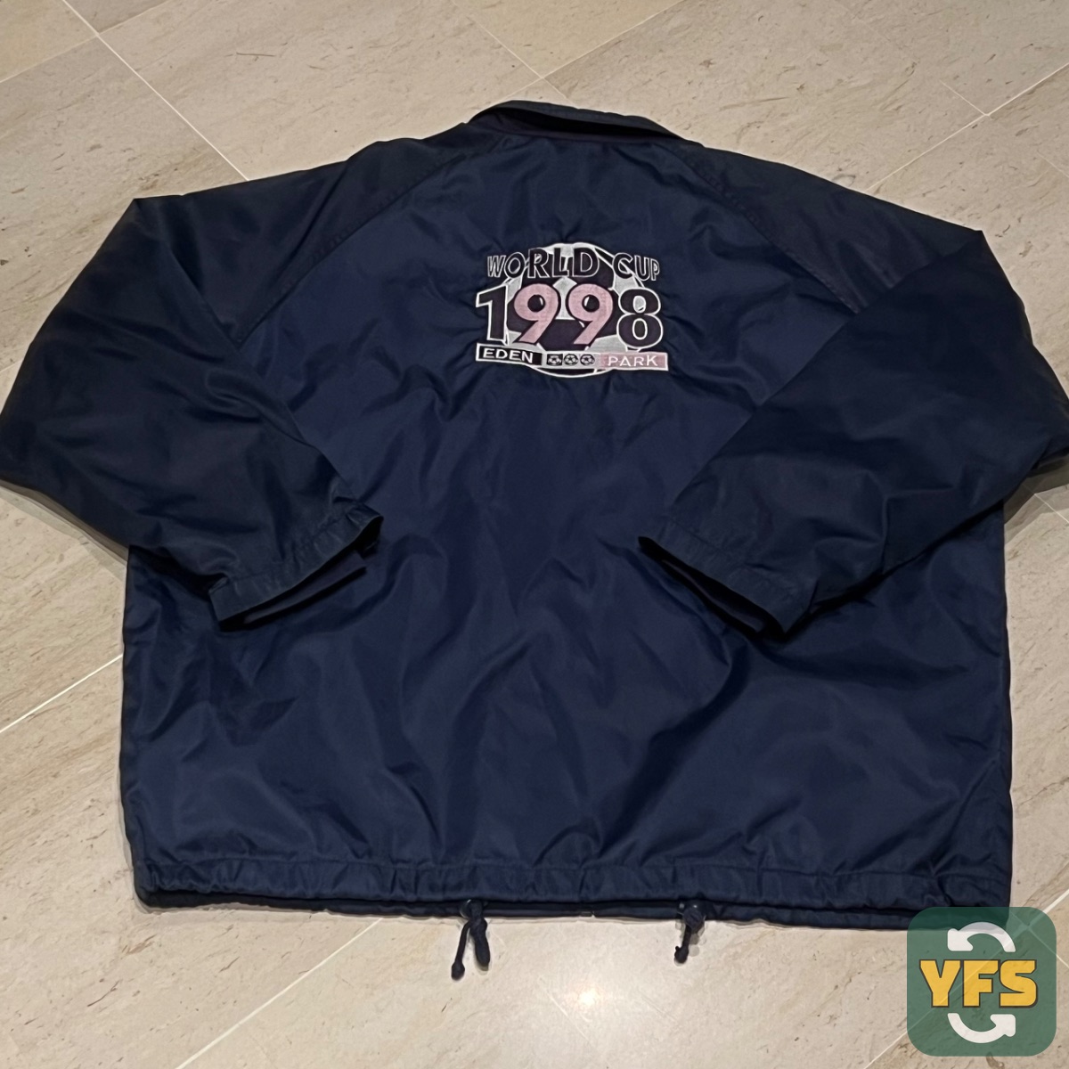 Rare vintage 1998 world cup X Eden park luxury jacket excellent condition size large