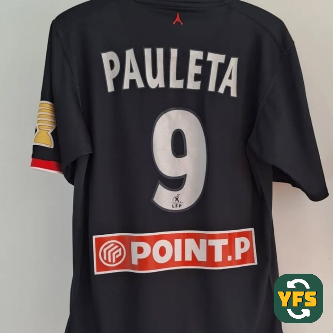 PSG 2007-2008 Home Match Worn Nike - YourFootballShirt - Photo 1
